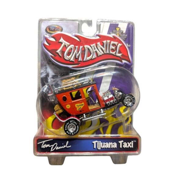 Toy Zone Tom Daniel Tijuana Taxi Hot Rod Collectible Die Cast 1:43 Orange - New - Picture 1 of 6